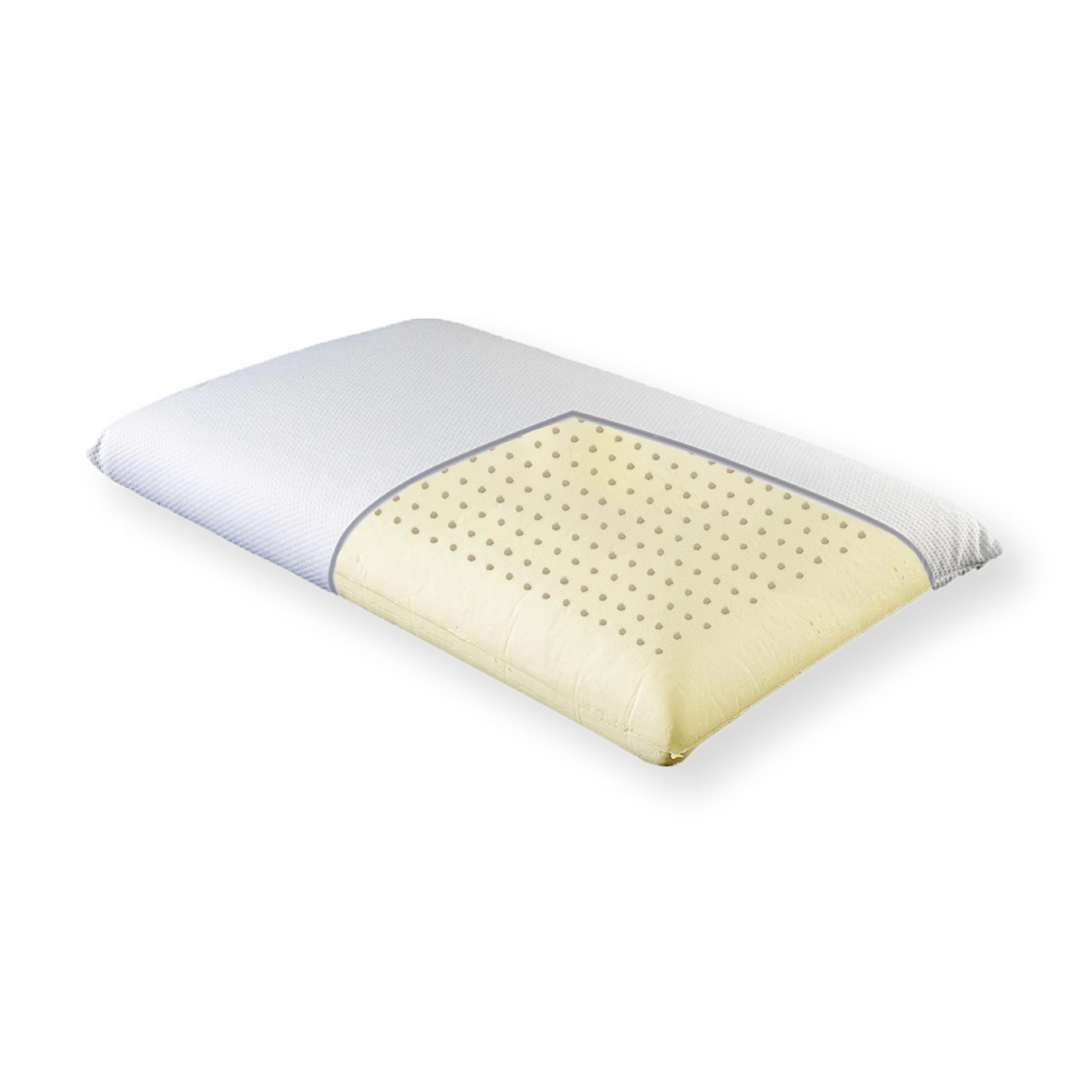 Bleu Câlin Cuscino ergonomico in memory foam, traspirante, con rivestimento in effetto rinfrescante, supporto ottimale per testa e collo, fodera rimovibile, 50 x 70 cm
