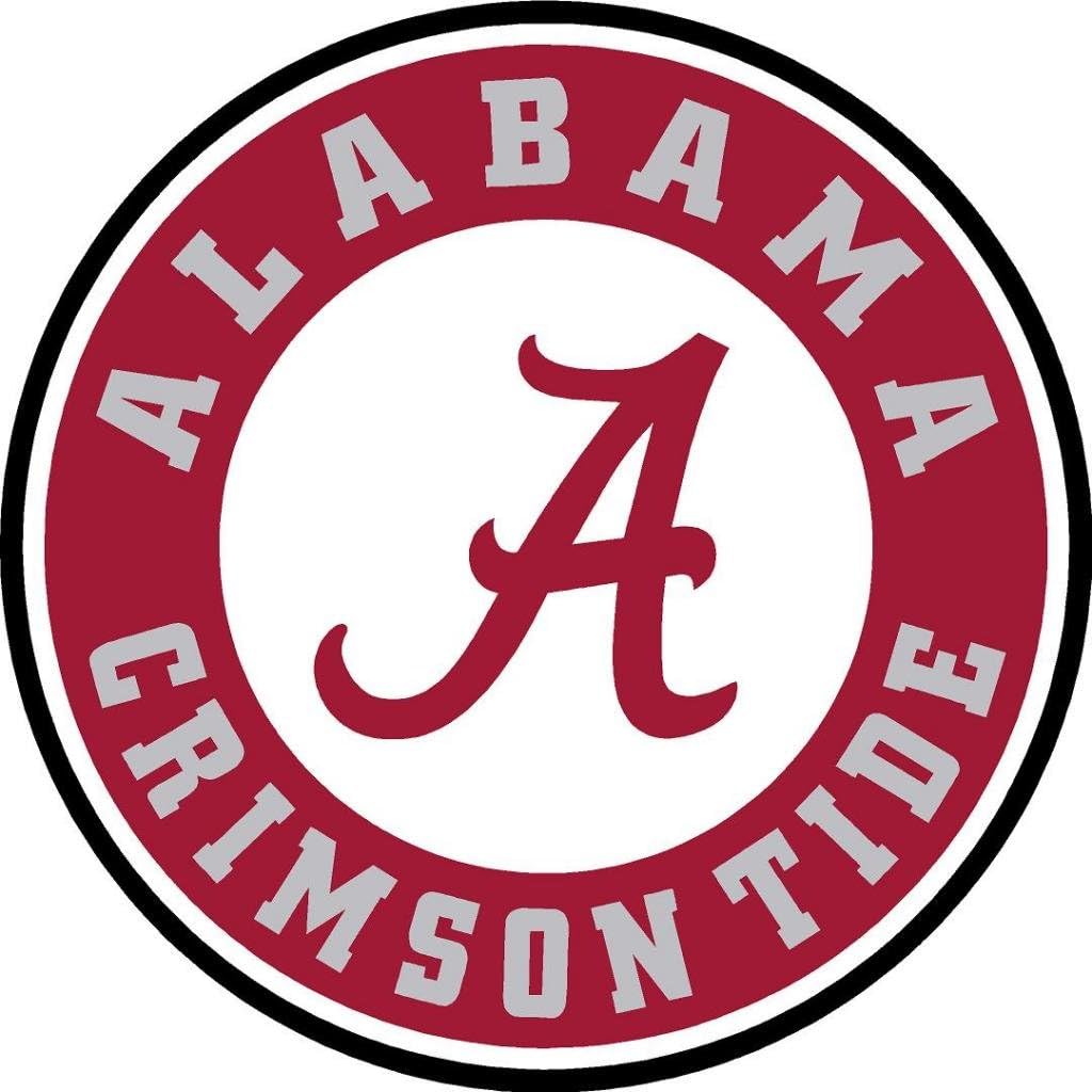 Alabama Crimson Cornhole Decals (2) per Order