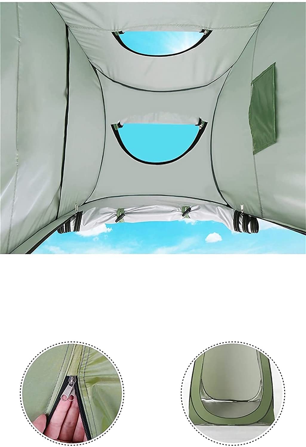 Toilettenzelt Pop Up Pop-Up-Zelte Zelt for Campingzelt Dusche Sichtschutzzelt for Umkleiden Umkleidekabine Strand Angeln Wandern Tragbares Outdoor-Toilettenzelt