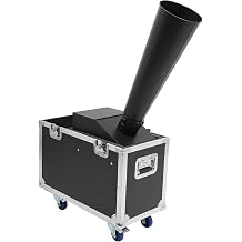 CO2 Confetti Cannon Machine, Professional Confetti Launcher Cannon Machine Adjustable Confe-Tti Launcher Manual Control with Flight Case for Weddings Birthday Parties Festivals Club