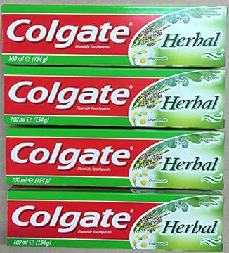 COLGATE HERBAL 100ml TOOTHPASTE x 4