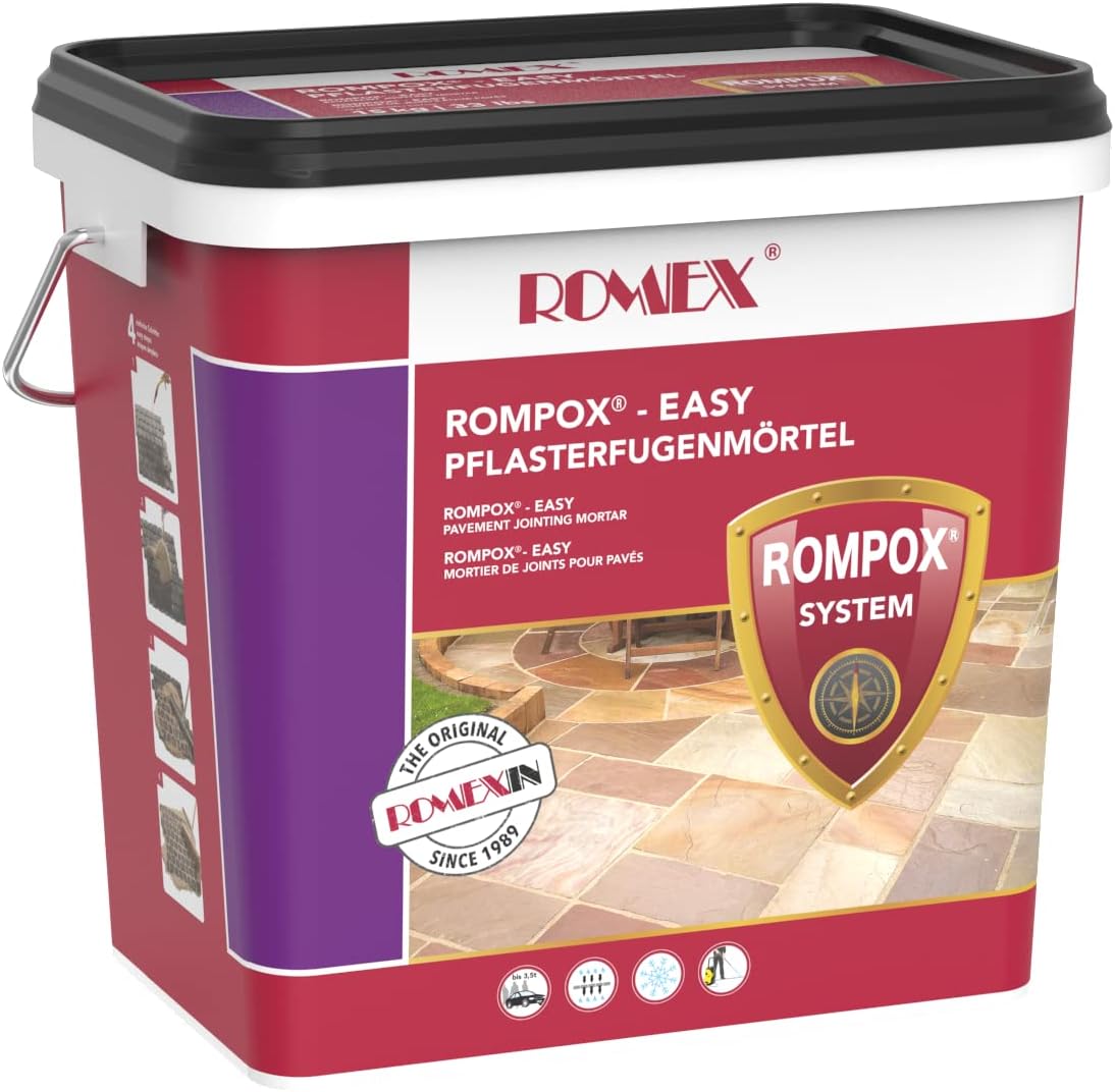 Romex Rompox Easy Basalt Color preMixed Permeable Joint Compound for