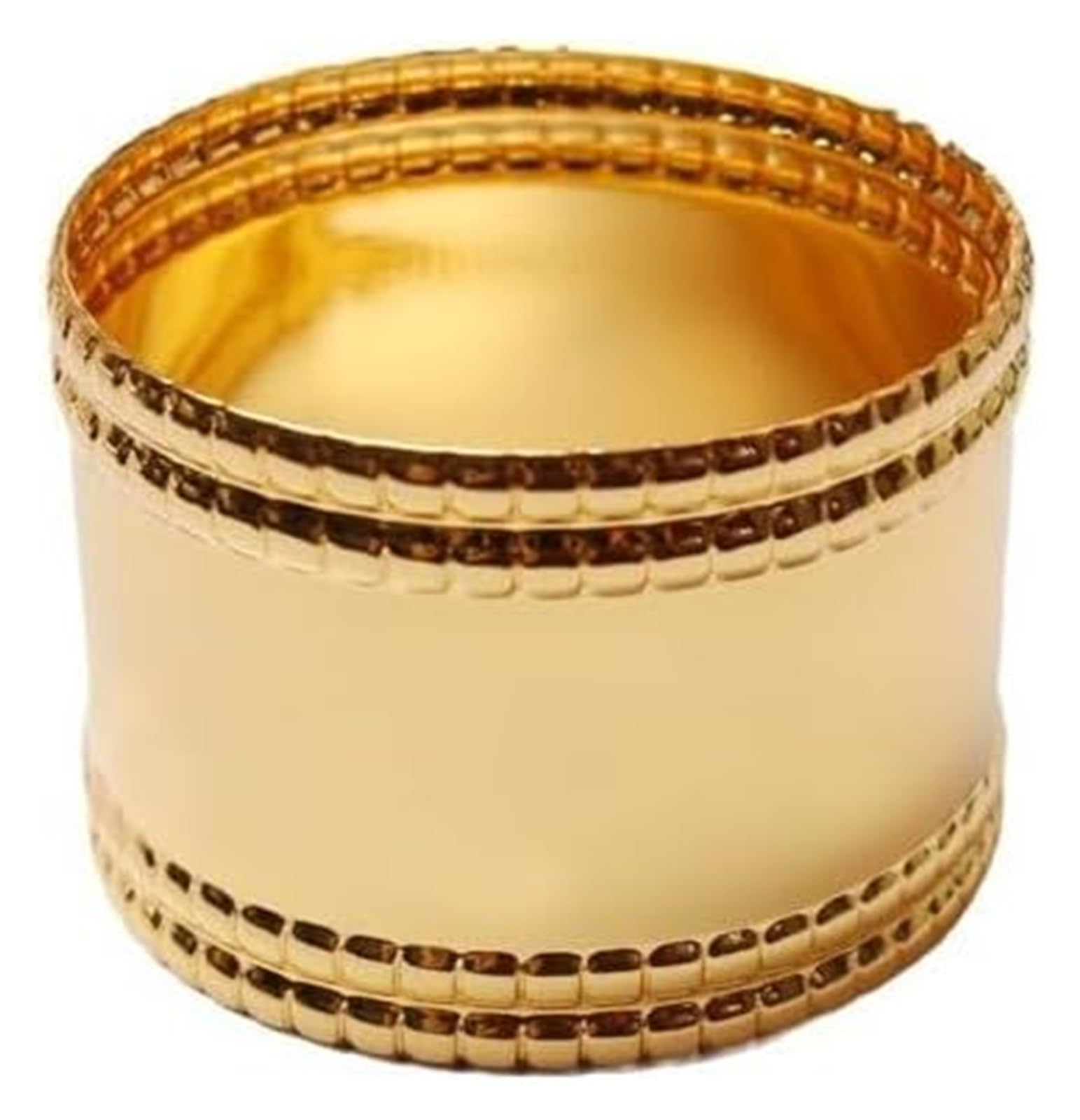 Hebilla de Metal servilletero servilletero Anillo, 12 Piezas de Hebillas de manteles de Boda galvanizados Brillantes for decoración de hoteles, Anillos de Papel for Toallas(Golden)