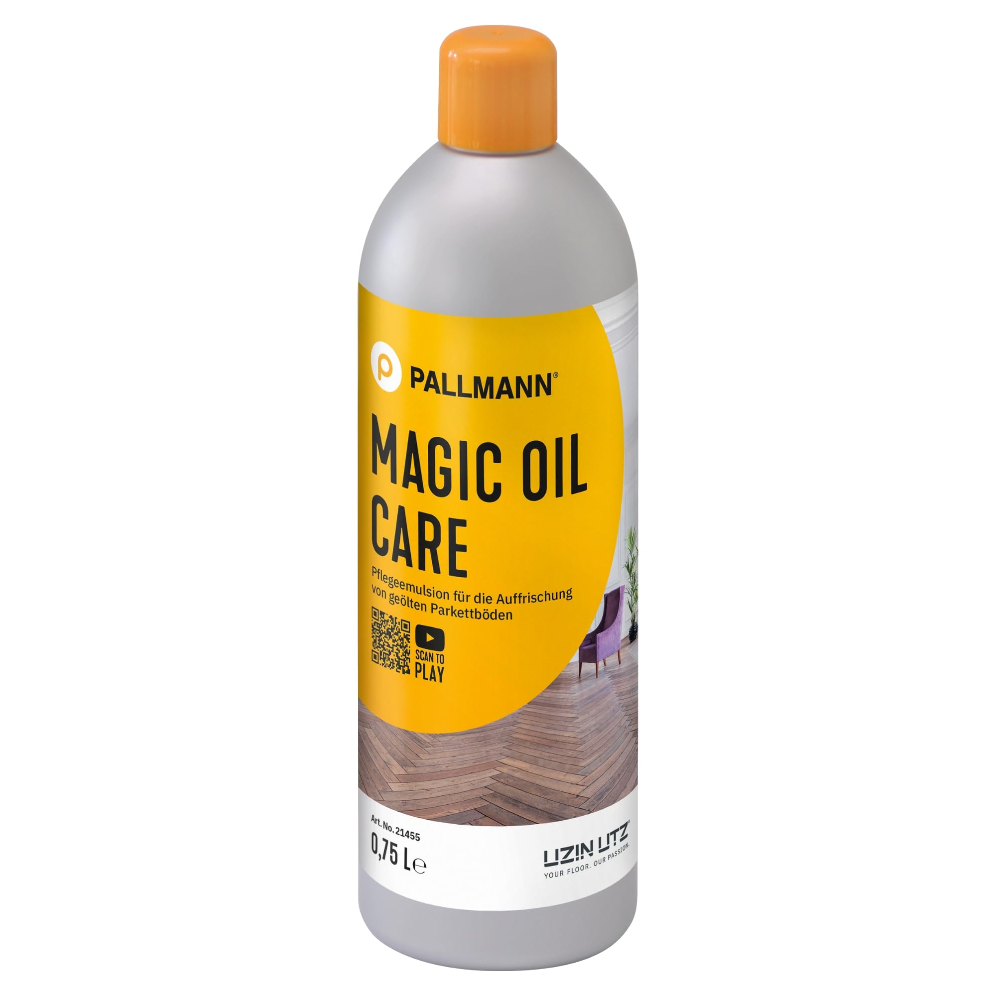 Pallmann Magic Oil Care 0,75 litros para parqué y suelos de madera barnizados