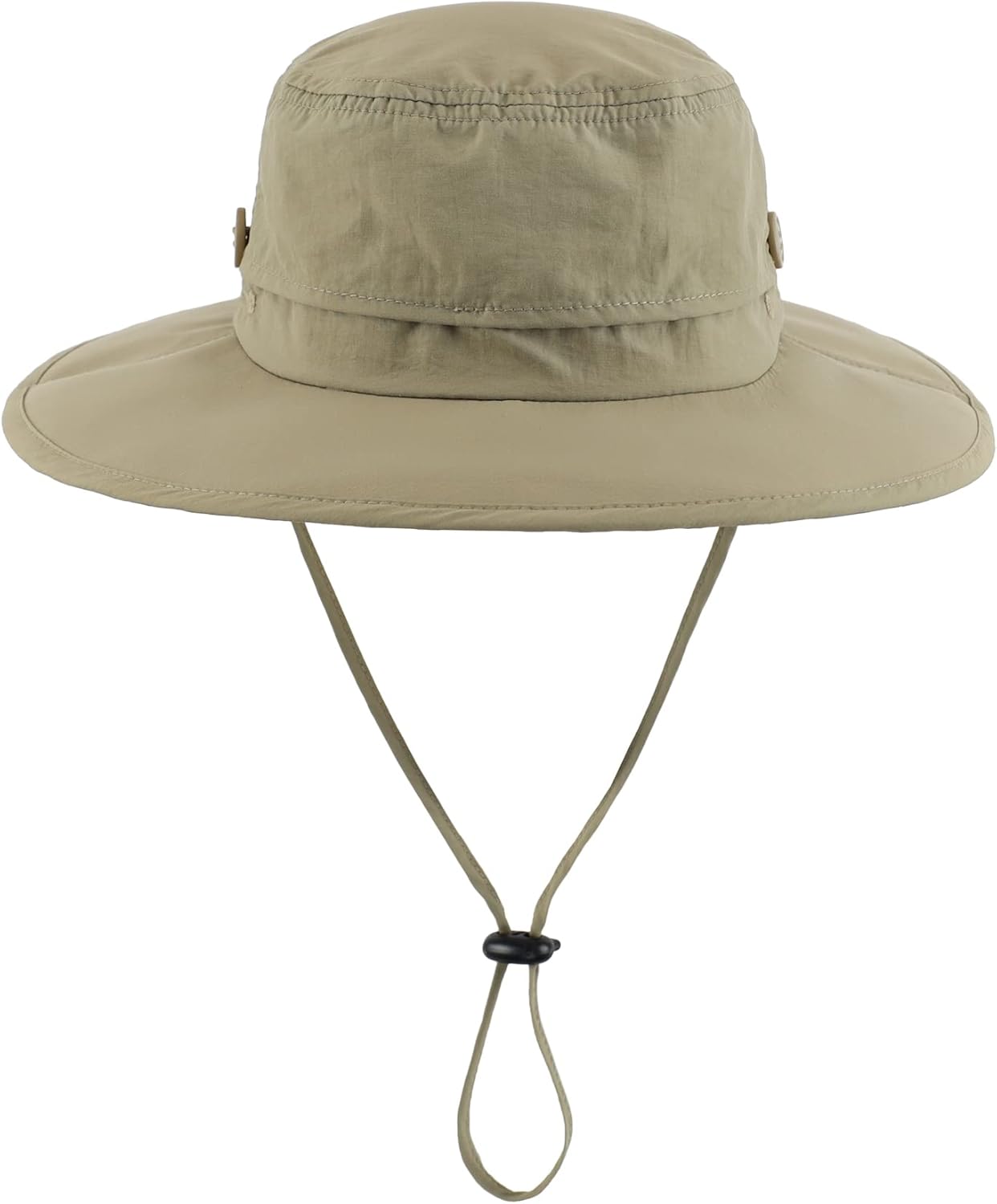 Home Prefer UPF50+ Mens Sun Hat Wide Brim Fishing Hat Portable Cowboy Bucket Hat - Image 4