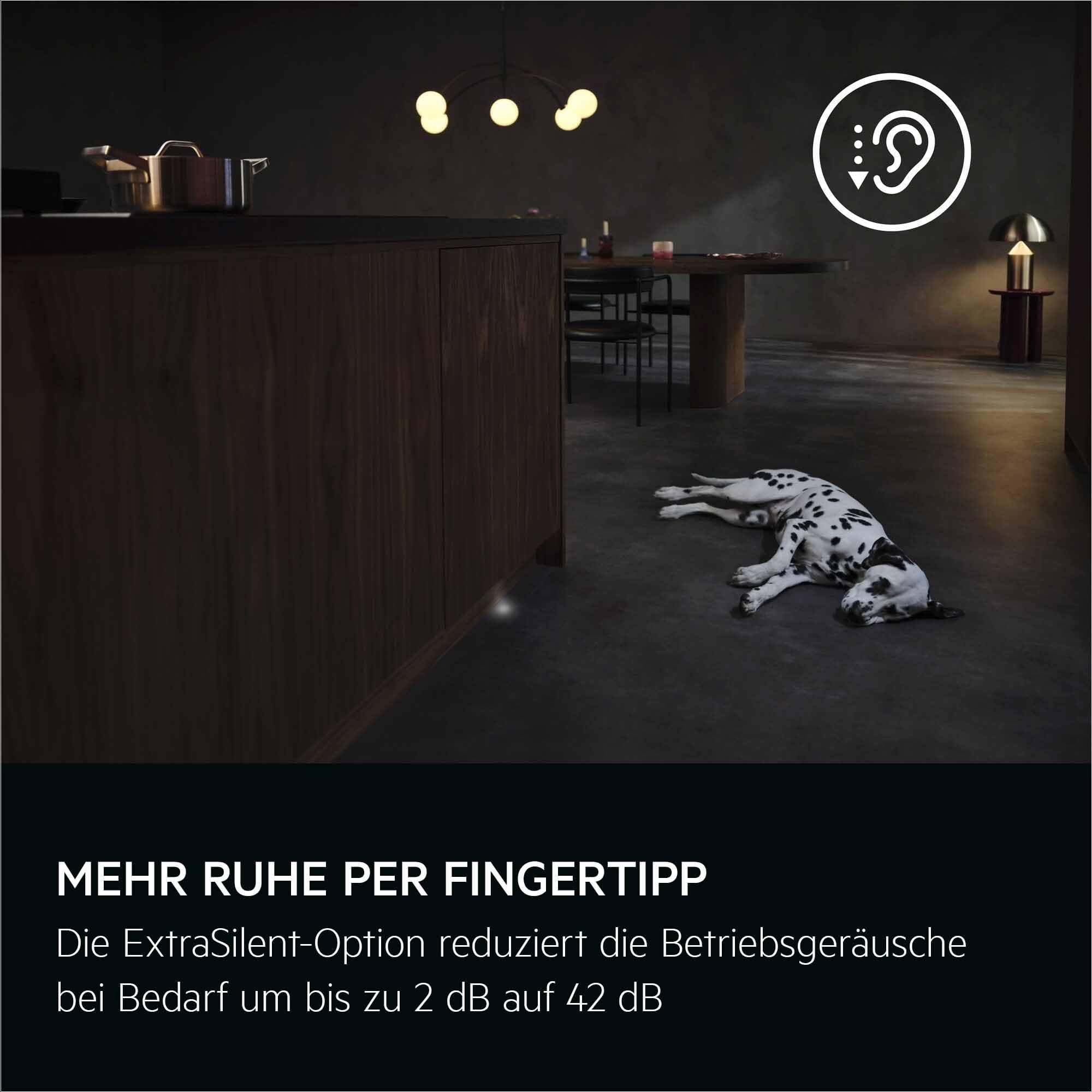 Vollintegrierter AEG 7000 Geschirrspüler 60cm, smarte WiFi Spülmaschine, flexible Körbe & effiziente Reinigung, 44dB, LightOnFloor, verbrauchsbasierte Zeitauswahl, nur 8,4L Wasserverbrauch, GI7200B1SO