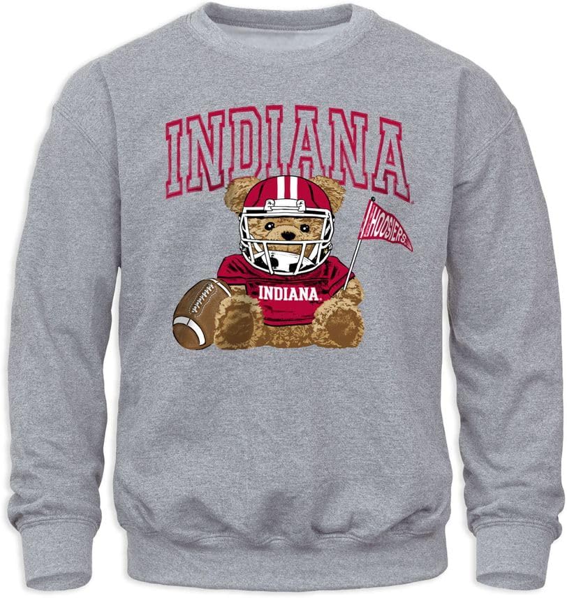 Barnesmith NCAA Football Teddy Bear Logo Adult Unisex Crewneck Sweatshirt