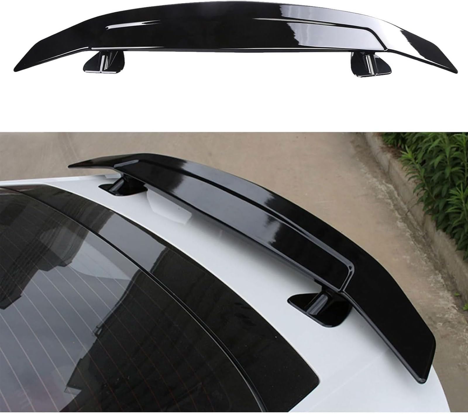 Car Rear Spoilers for Cadillac CTS I 2003-2004 2005 2006 2007, Rear Trunk Spoiler Lip Roof Tail Wing, Car Styling Accessories,Gloss Black