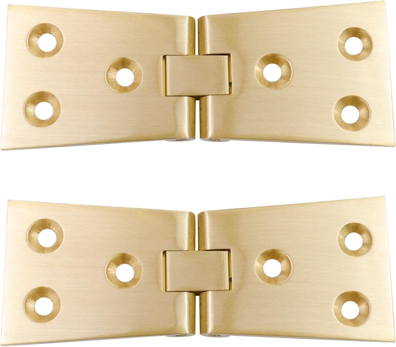 Antrader Brass Butler Tray Hinge, 2Pcs Flip Top Hinge Heavy Duty