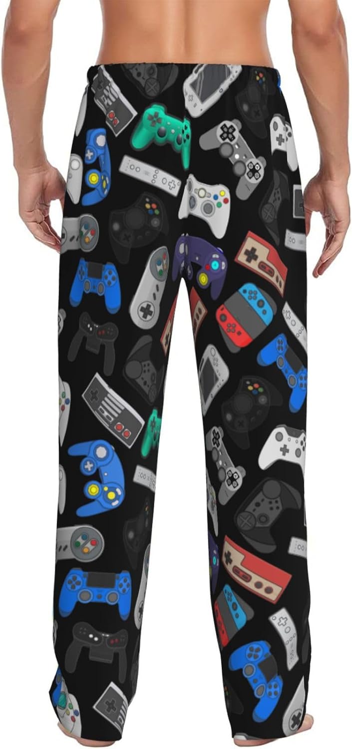 Smiley Face Men'S Pajama Pants Soft Sleep Lounge Pants Pjs Bottoms With Pockets - Image 3