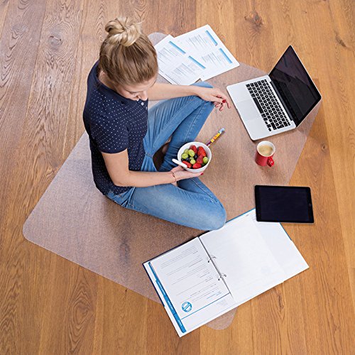 Floordirekt PRO vloerbeschermingsmat voor harde vloeren voor huis of kantoor | Polycarbonaat | keuze uit 16 maten | TÜV-gecertificeerd | 116 x 150 cm | transparant - Image 5