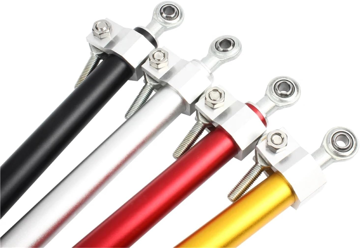 Motorcycle Steering Damper Universal Retrofit Adjustable Stabilizer Aluminum Fit for MT03 09 Steering Damper Stabilizer