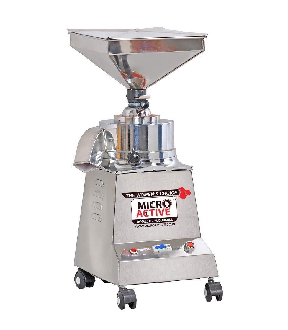 domestic flour mill with stone