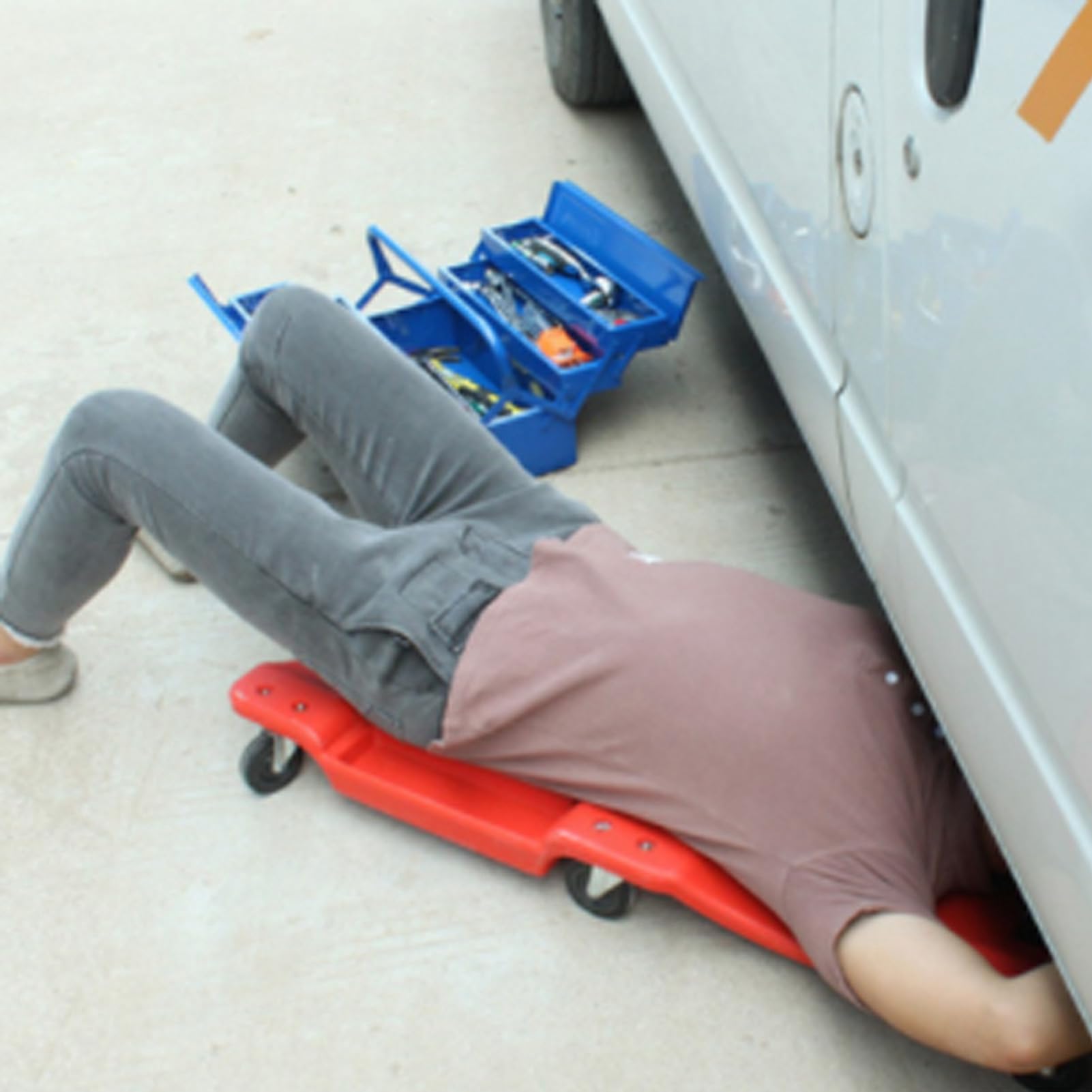 Fdit Reparación de Automóviles de 36 Pulgadas la Cubierta Reparación del Chasis la Cubierta Taller Dormir para el Reposacabezas para el Taller Automóviles