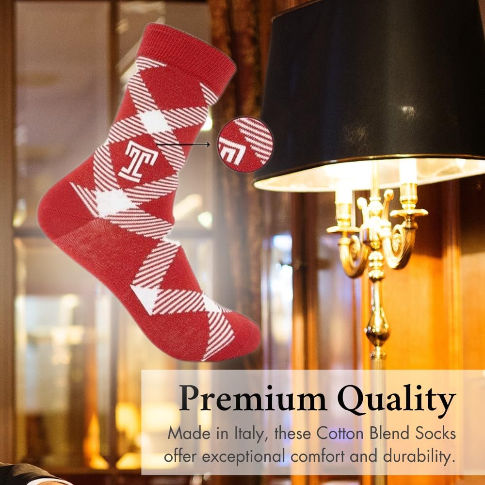 Timeless Tartans Cotton Dress Socks, Classic Collegiate Apparel, Officially Licensed Gift & Clothing Accessories - Image 4