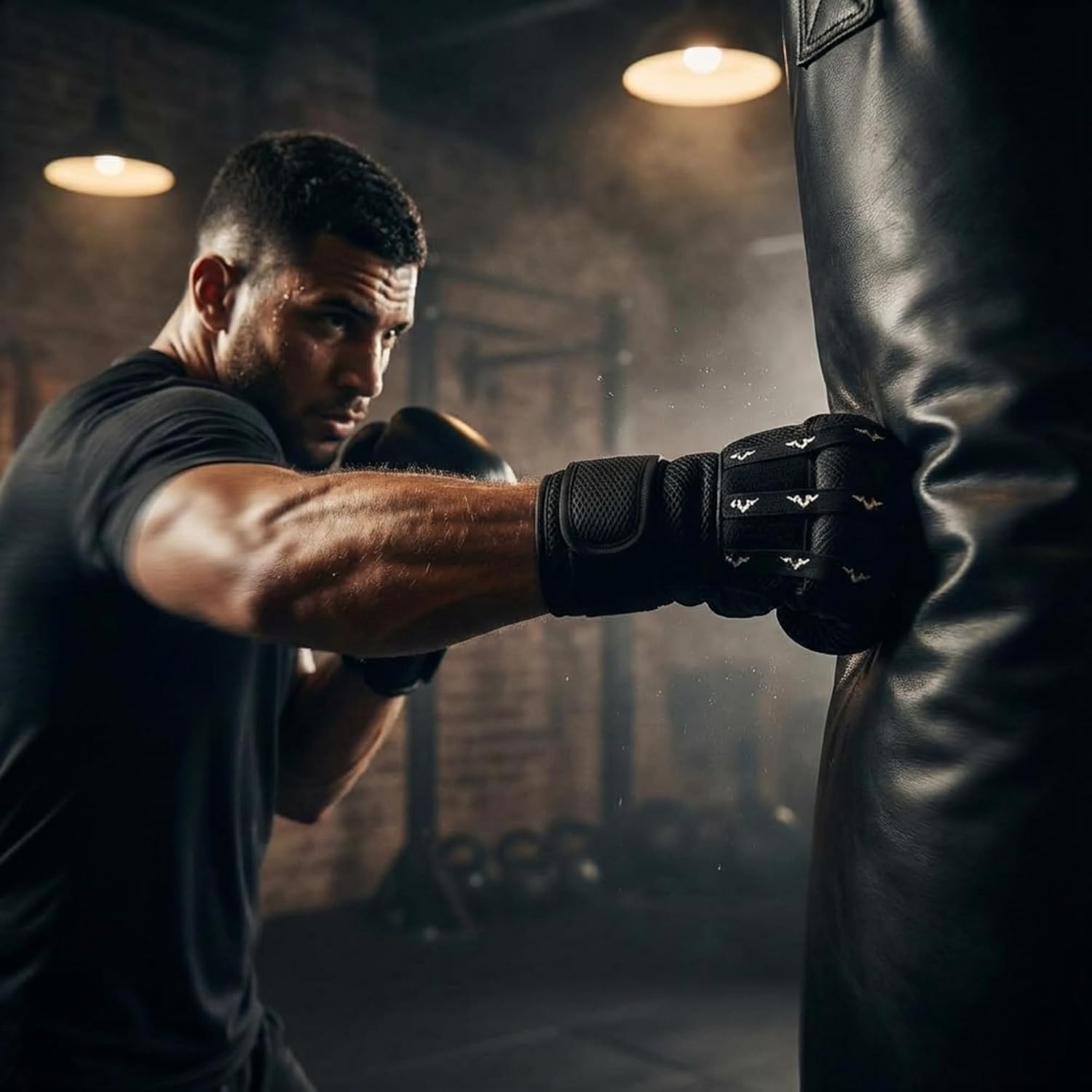 Bandage de Boxe Professionnel Ultra Rembourré avec Système d'enfilage Rapide