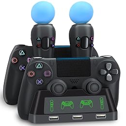 TUOWITA 4-in-1 PS VR Charging Station: Family Storage & Power Review