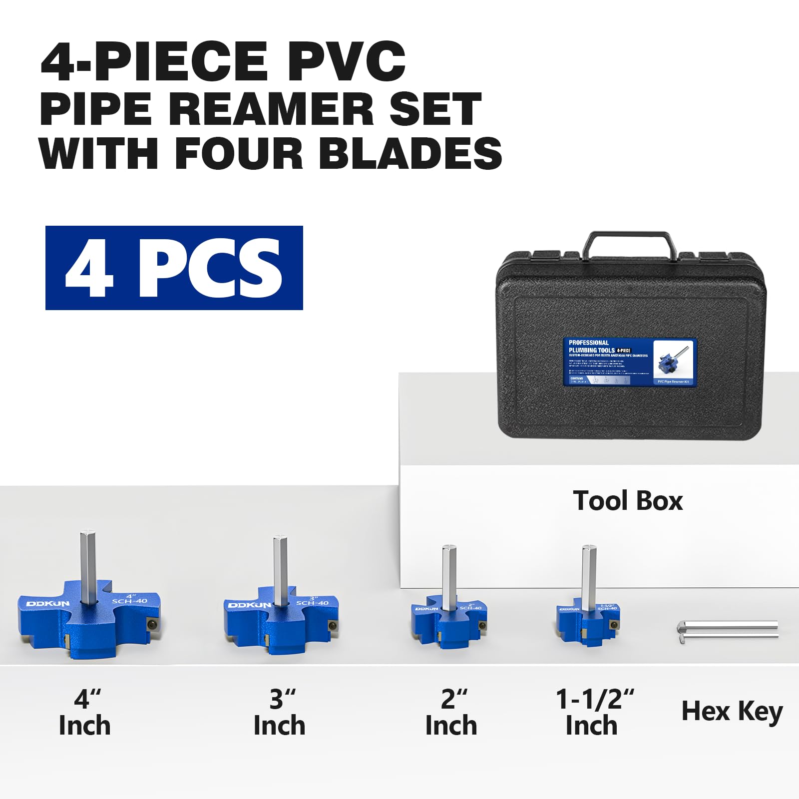 PVC Pipe Reamer Kit - Repair Fittings Fast -2 PVC Pipe Reamer Kit - Repair Fittings Fast -2
