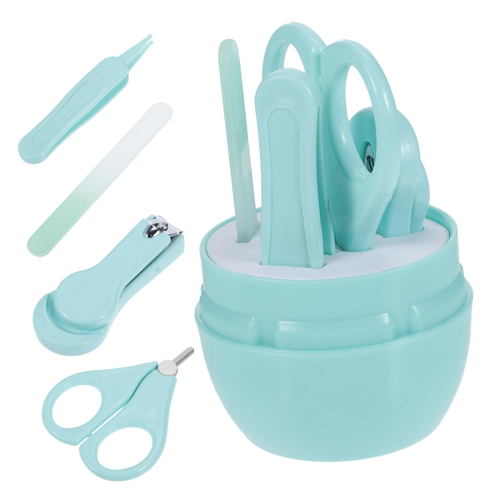 JOINPAYA 2 Sets Baby Nail Clippers Essential Baby Grooming Kit Nail Scissors Storage Case for Newborns