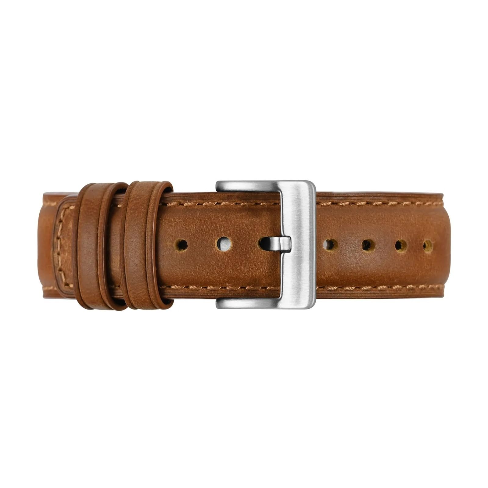 Generico FYYFS Kwadratowy ogon woskowany skórzany pasek do zegarka, pasek wymienny 18 mm 20 mm 22 mm do zegarka męskiego, pasek do szybkiego zwalniania