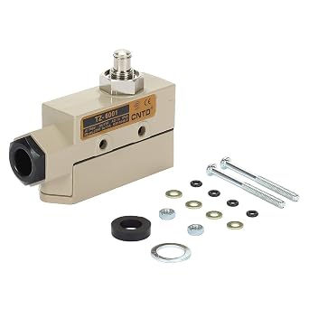 DuraSteel TZ-6001 Heavy Duty Commercial Door Micro Switch - Plunger Only for Push & Pull/Roll-up Doors - Fits for Aerial, Awoco, Maxwell, Pioneer, Welbon or Mars Air Curtains