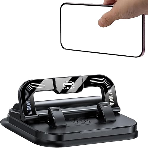 Miniatura 2 de Soporte para teléfono de automóvil, rotación de 360 grados, soporte de tablero de navegación para automóvil, ajustable, horizontal, vertical,