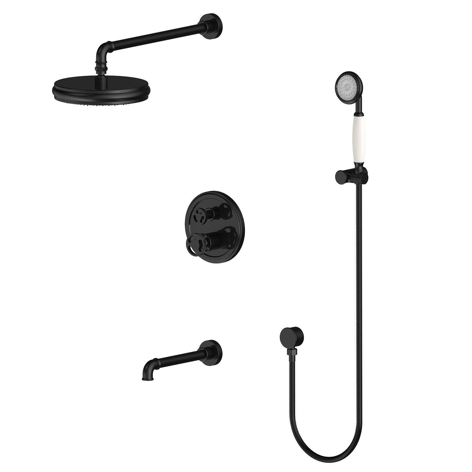 Robinet de Douche Mural LUNEZY pour Rénovation de Baignoire Loft