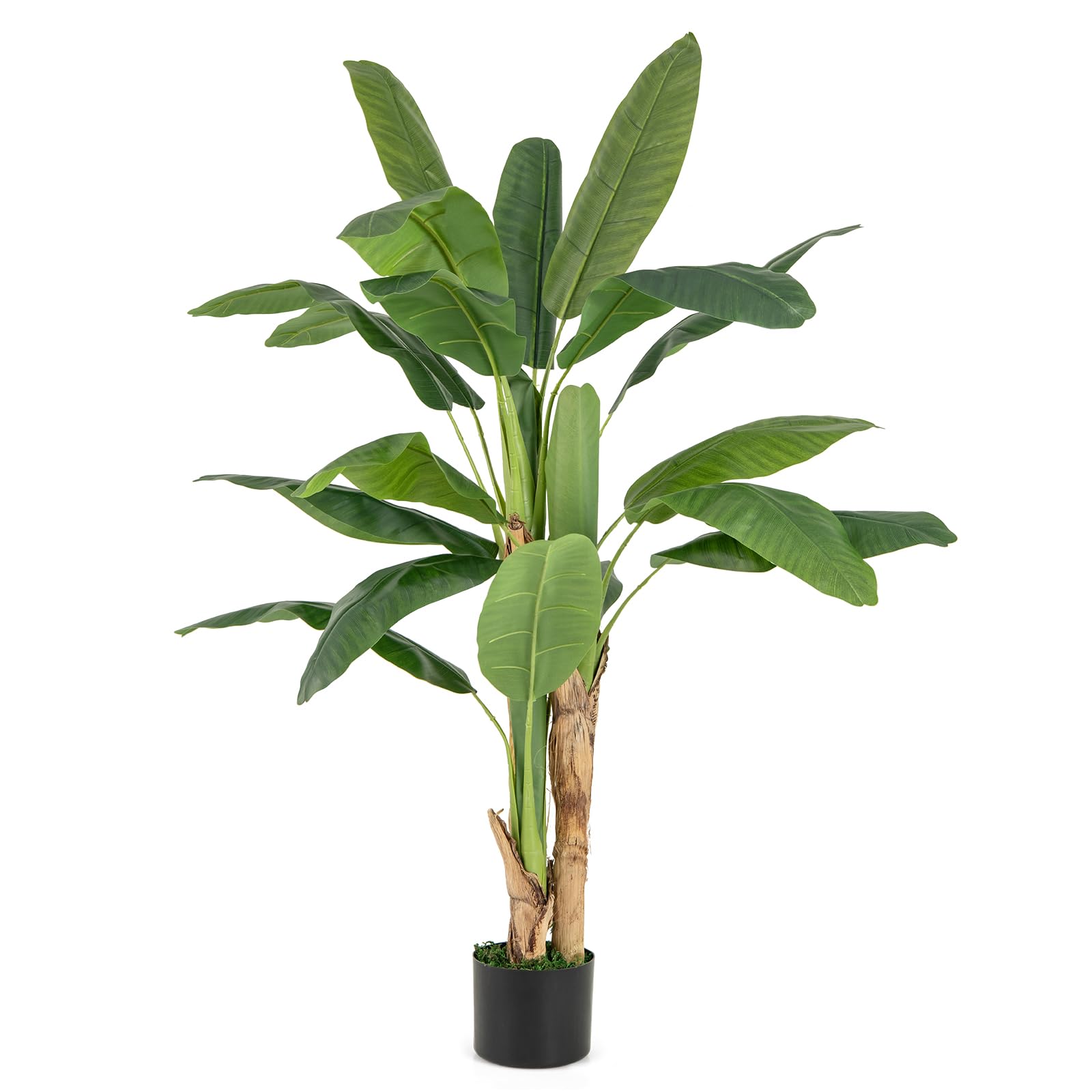Amazon｜Giantex 人工観葉植物 ストレリチアレギネ 極楽鳥花 大型