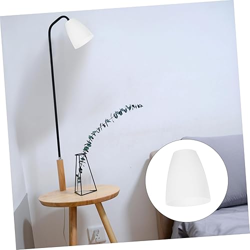 Miniatura 8 de Reemplazo de pantalla ovalada 3 unids pantallas de lámpara de plástico con flecos cubierta de lámpara fácil instalar