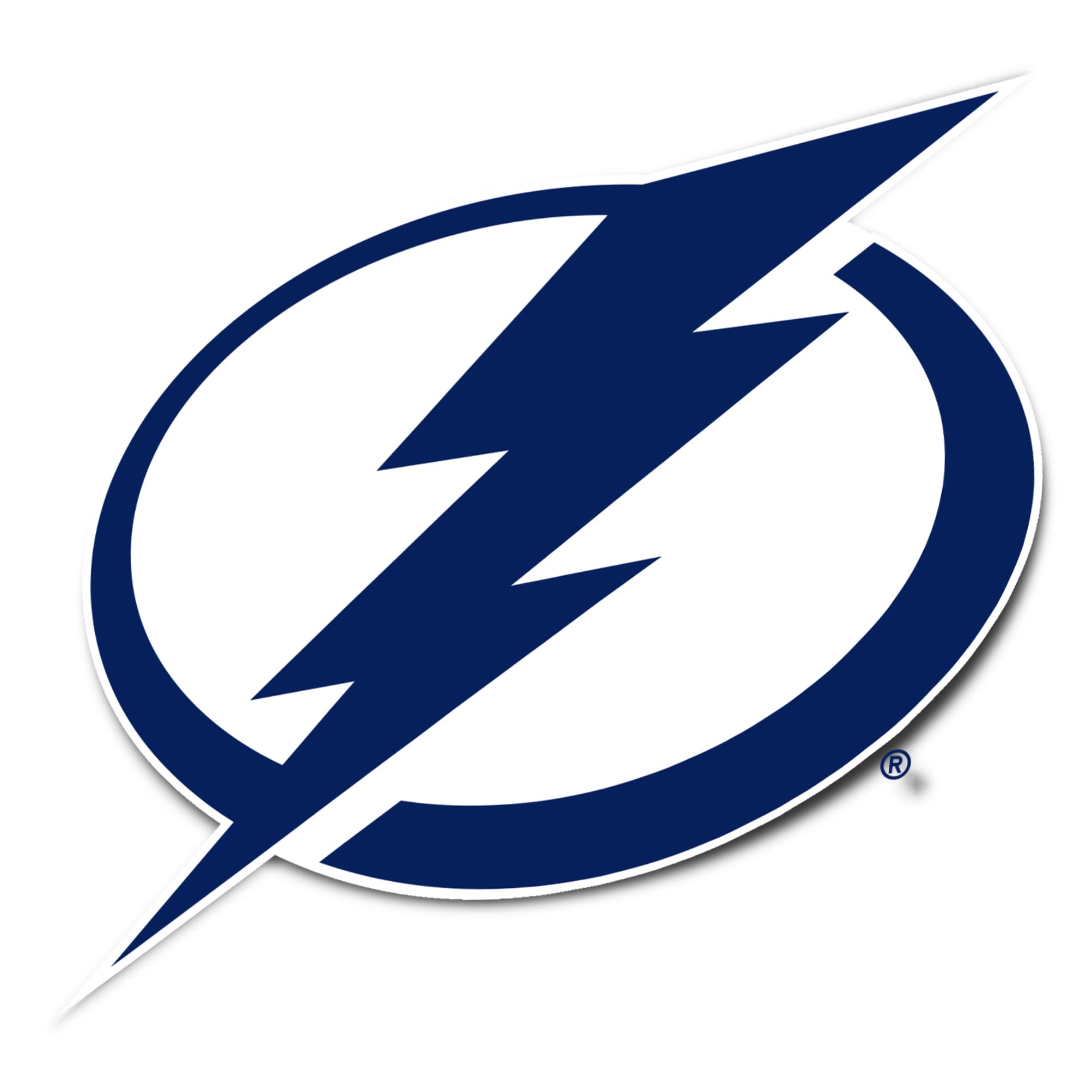 Calcomanía NHL Tampa Bay Lightning para portátil y coche con logotipo principal de vinilo