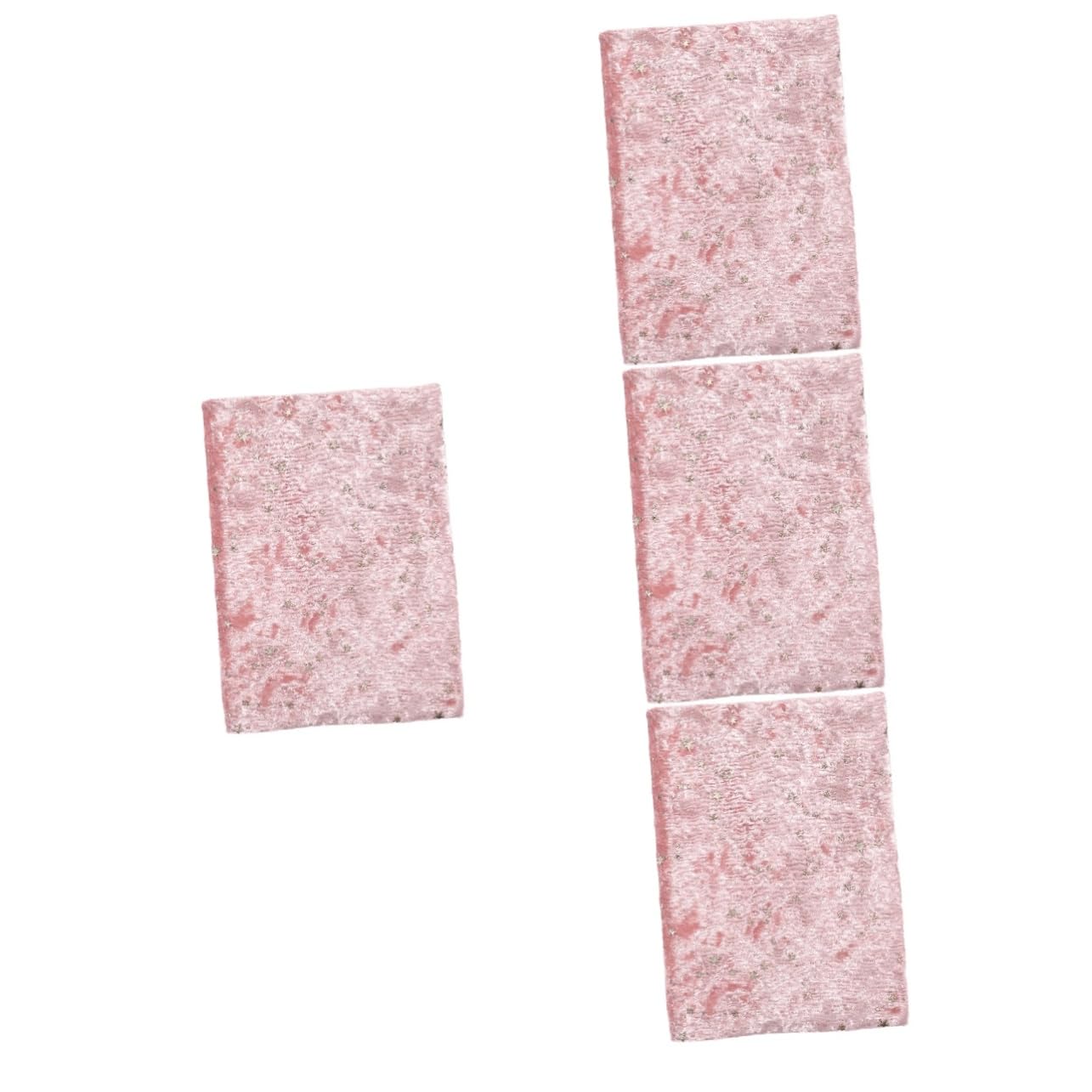 Housoutil 4 Piezas Funda de Libro Decorativa para Protección de Libros Chic Mano Color Rosa Duradero para y