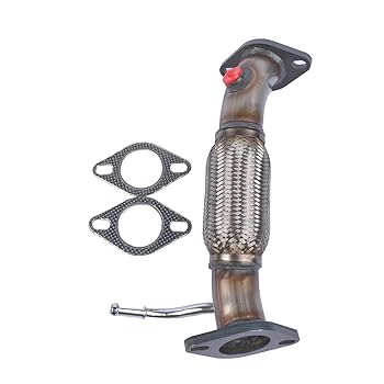 工芸品 Gold blue lumpy pipe Woosphy Front Flex Pipe Replacement for Hyundai Sonata 2011