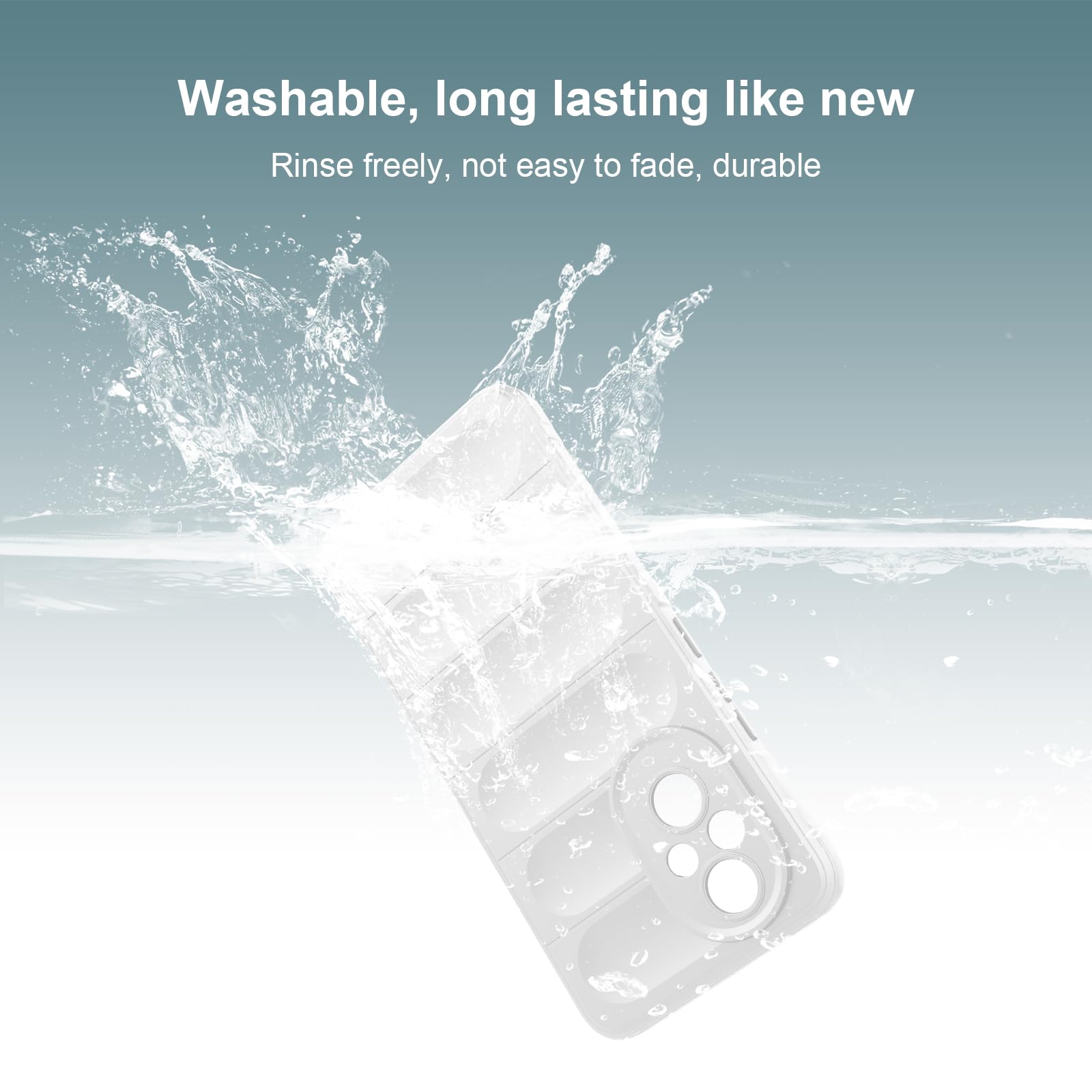 Silicone Case for Honor 200, Anti-Scratch Microfiber Lining, Shockproof Case with Camera Protection, White — view 6