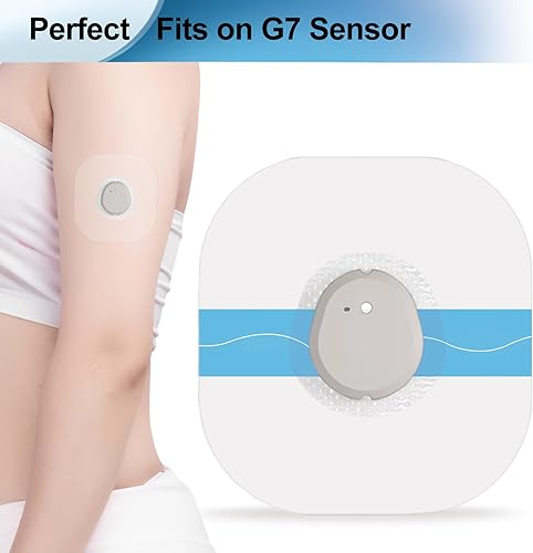 Miniatura 2 de 40 parches adhesivos Stelo impermeables G7, transparentes, hipoalergénicos, sin látex, papel trasero precortado, fuerte adherencia durante más de 10