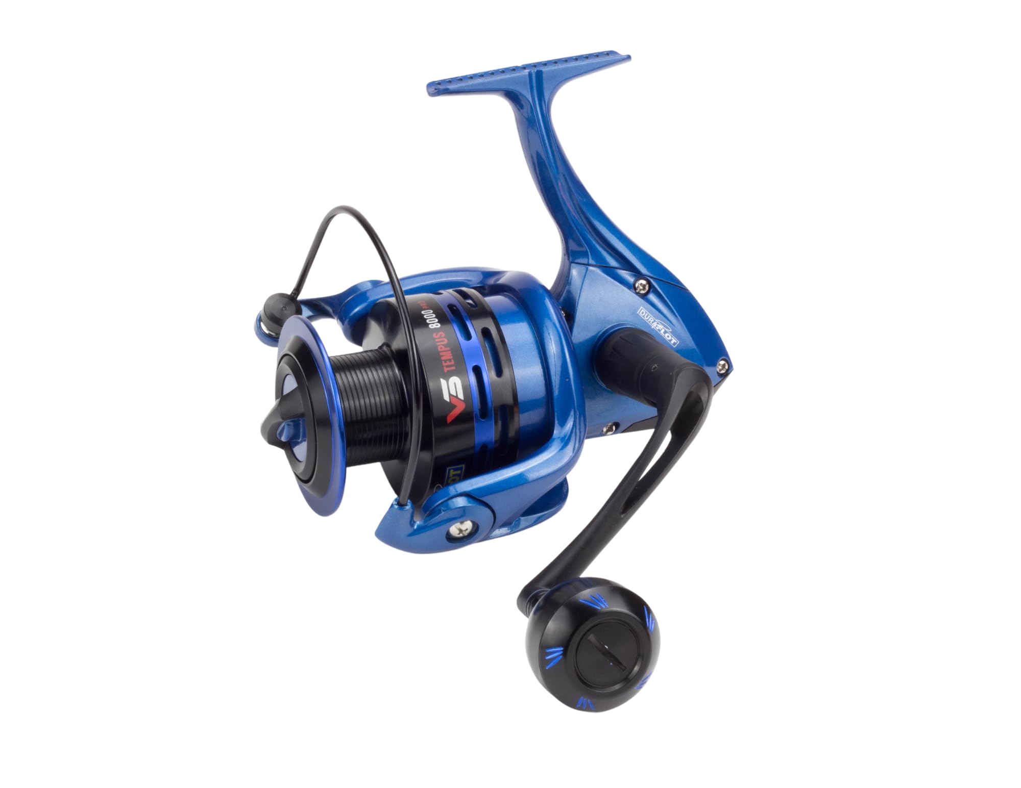 Carrete de Pesca Tempus VS 8000 Pro – Surfcasting, Pesca de Fondo y Mar | 2 Bobinas, 14Kg Freno, 6 Rodamientos, Bobina de Aluminio | Resistente al Agua Salada