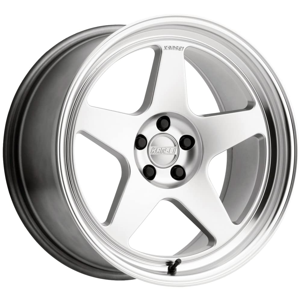 Amazon.com: Kansei K12H KNP Silver Wheel with Hyper w/Machined Lip