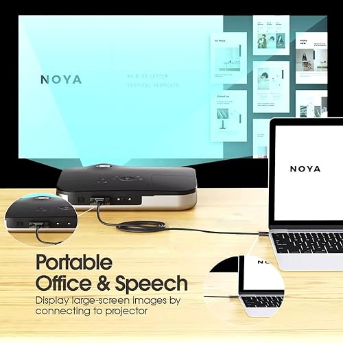 Miniatura 3 de Cable USB C a VGA de 3 pies, cable VGA a USB C para monitor, cable tipo C a VGA, cable USB C a VGA compatible con MacBook ProAir, iPad Pro,