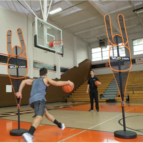 Miniatura 7 de SKLZ D-Man maniquí para entrenamientos ofensivos y defensivos de baloncesto.