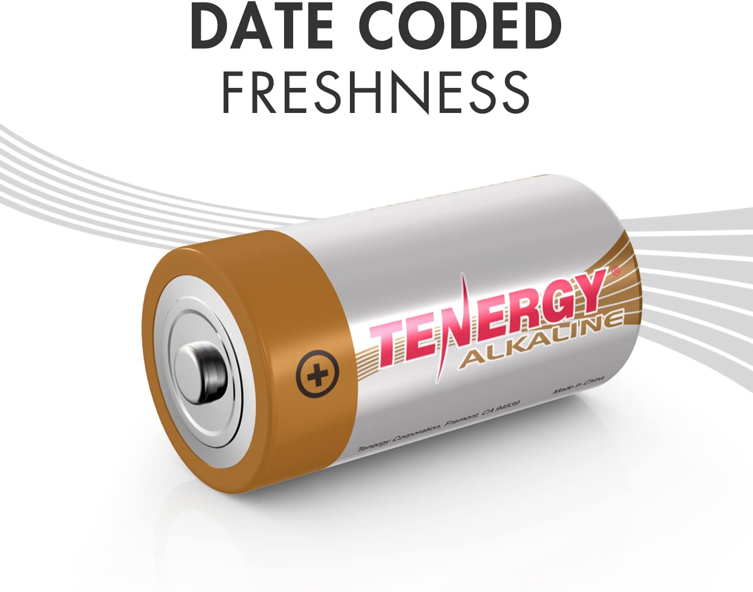 Tenergy 1.5V C Alkaline LR14 Battery, High Performance C Non-Rechargeable Batteries for Clocks, Remotes, Toys & Electronic Devices, Replacement C Cell Batteries, 144 Pack : Health & Household