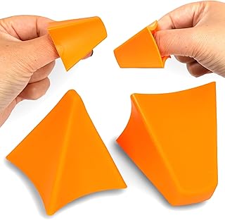 2 PCS Silicone Caulking Tool Kit – Reusable Sealant Finishing Tools for Smooth Caulk Application, Grout Spreader & Joint Sealing for Kitchen, Bathroom, Window – 4/6/10/16mm