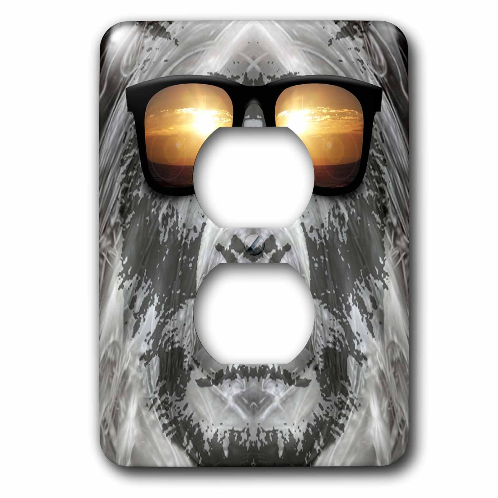 Bigfoot or Sasquatch cache prise double pour masquer les finitions murales