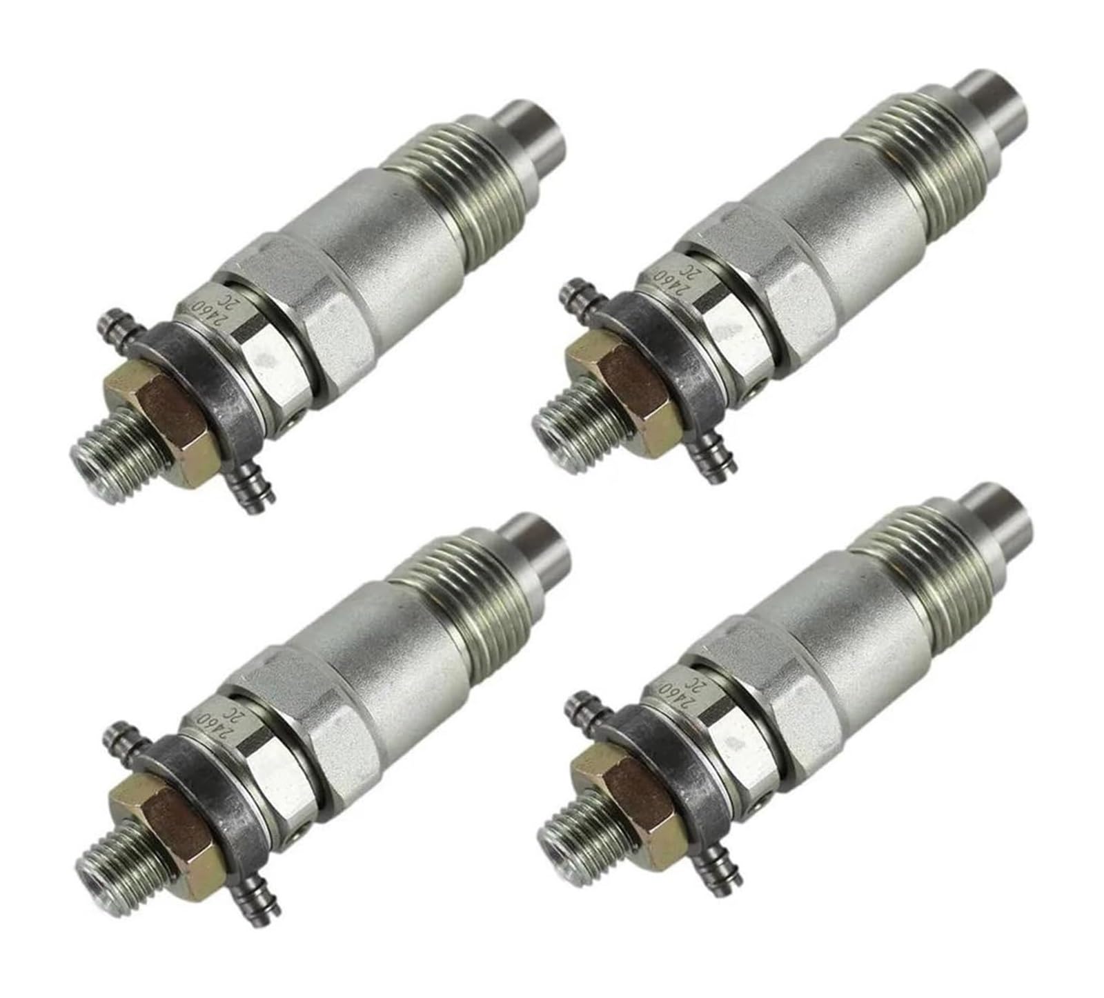 Lxapxozej Car Petrol Injection Nozzles Compatible With Bobcat 743 643 645 225 231 For Kubota V1702 D1402 V1902 Engine 4Pcs 3974254 Car Fuel Injectors