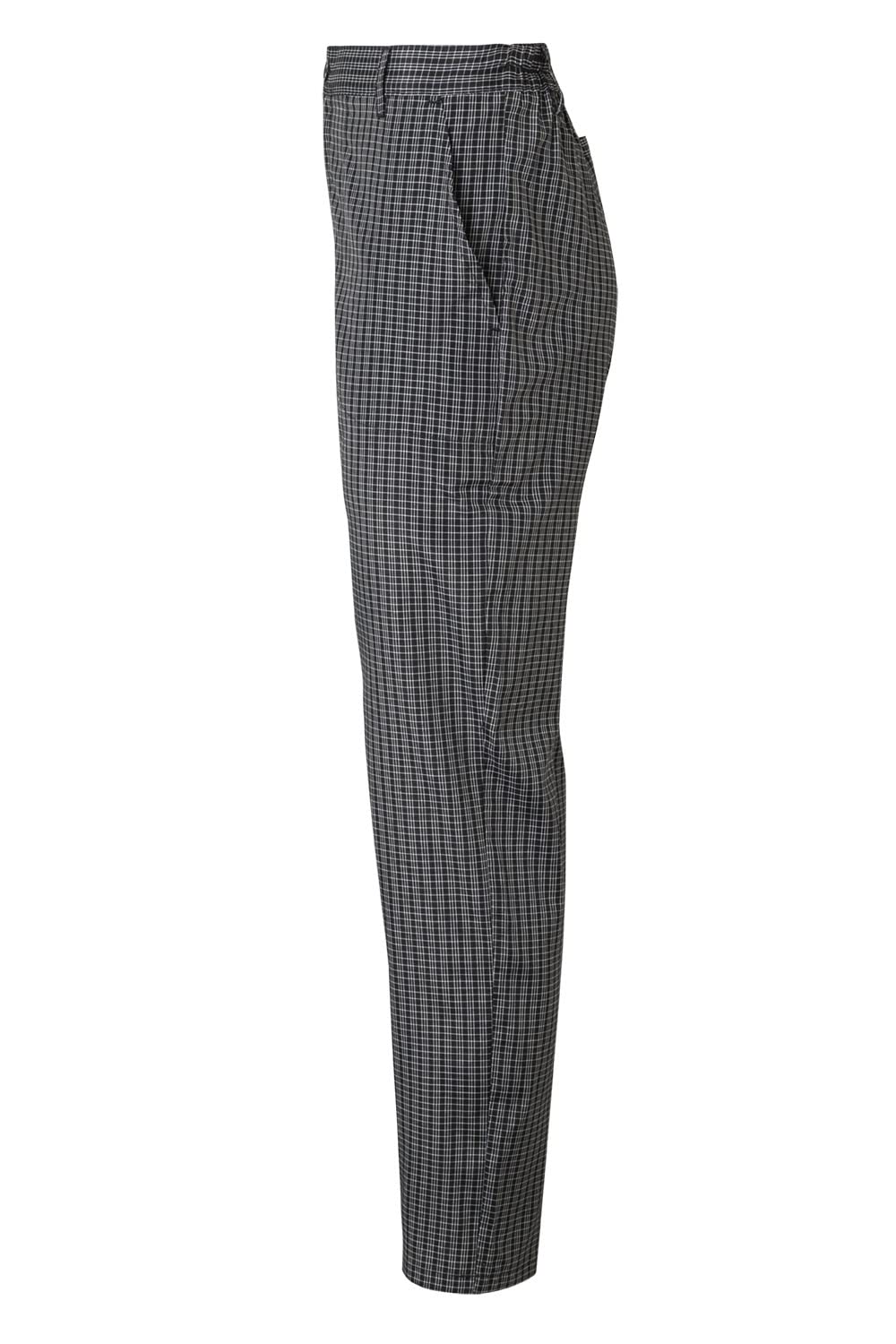 VELILLA Unisex Pantalón De Cocina a Cuadros Multibolsillos Chefs Trousers