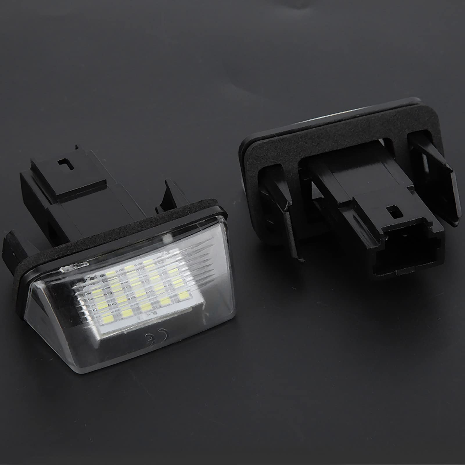 Luces De Matrícula LED Para C3 2002 2009 2 Piezas Reemplazo Directo Compatible Con Faros De Placa De Licencia Originales Iluminación Brillante Y Duradera
