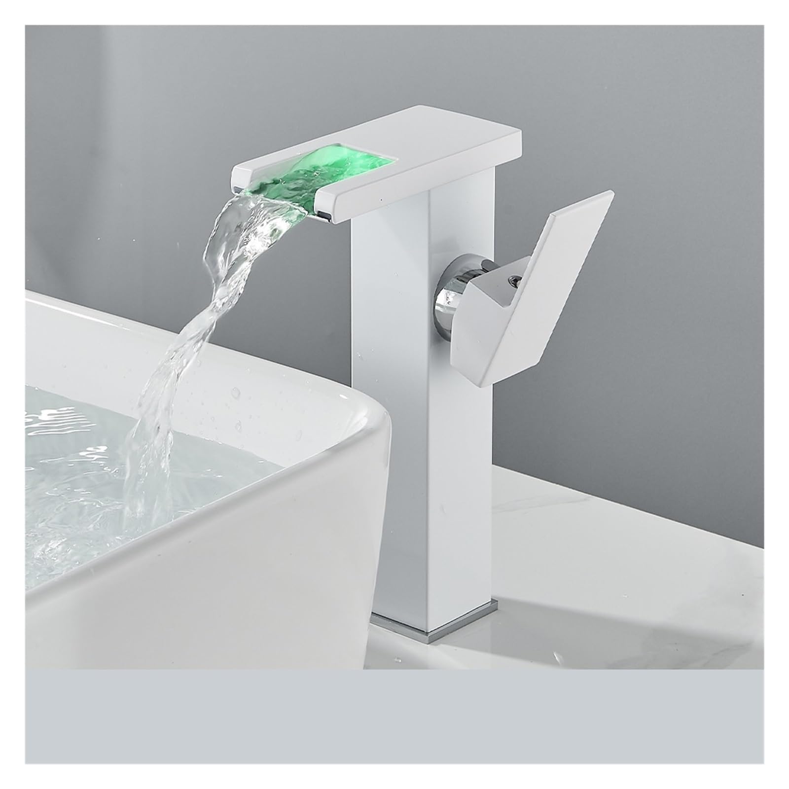 Mitigeur cascade LED 3 couleurs intelligent pour eau chaude et froide