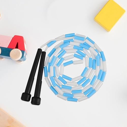 Miniatura 6 de Cuerda de saltar con cuentas con peso para segmento de ejercicio, cuerda de saltar para adultos, entrenamiento de gimnasia, fitness para uso