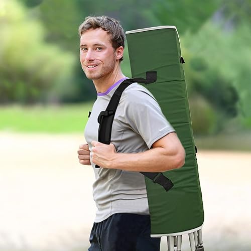 Miniatura 6 de Silla de camping, silla plegable portátil para interiores y exteriores