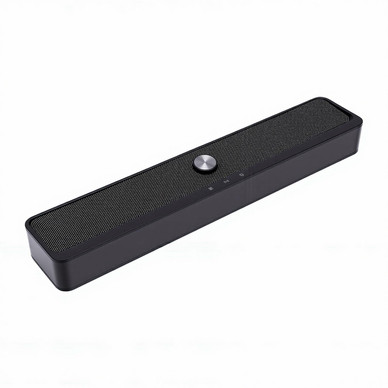 Ejoyous Altoparlante per Computer Altoparlante per PC ABS Bluetooth 6.0 con Luce RGB Alimentato Tramite USB 3,5 Mm AUX 2.0 Canale 16 Pollici per Laptop Desktop Gaming Home Office