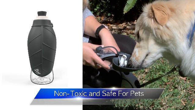 Dog Water Bottle - Portable Travel Dog Water Dispenser Including Carabiner & Waste Bag Dispenser - Leak Proof & BPA Free… - Image 7