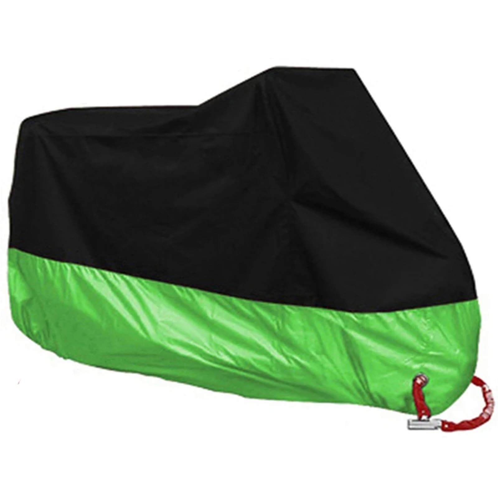 Cubre Moto Impermeable Cubierta Universal for Motocicleta, Protector UV for Exteriores, Scooter, Impermeable for Todas Las Estaciones, Cubierta a Prueba de Lluvia y Polvo(Green,3XL for 221-230cm)